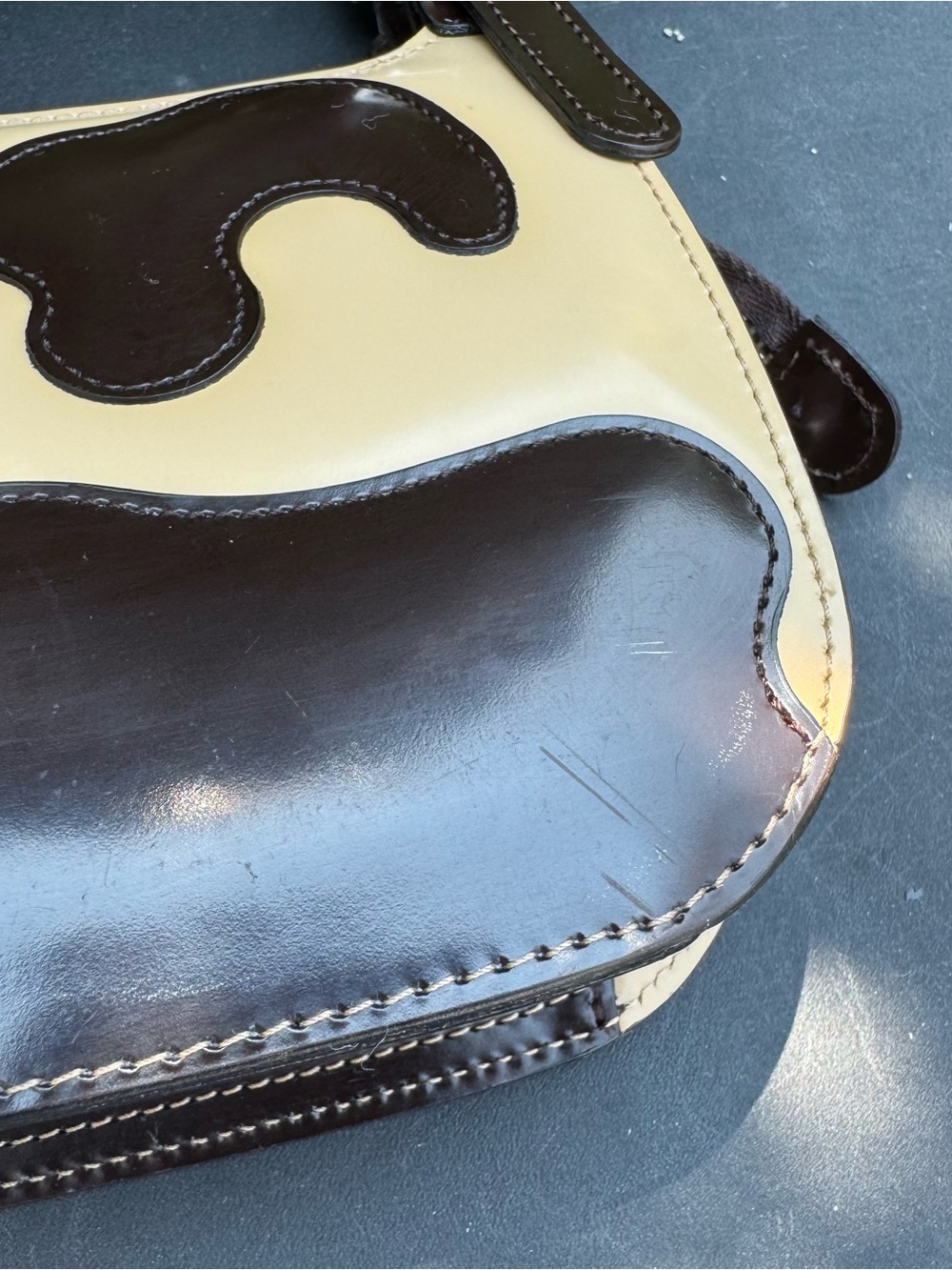 Moschino Vintage Baguette-Style Shoulder Bag - Picture 7 of 9